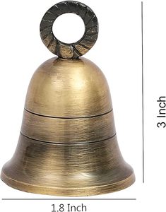 Campana Navideña de Hierro Hecha a Mano con Aspecto Vintage para un Ambiente Rústico Navideño, Campanas de Metal para Colgar en la Puerta a un Precio Inmejorable - Product Image 1