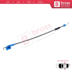 สายเคเบิลปลดล็อคแฮนด์จับประตูด้านในแบบเลื่อนข้าง BDP1607 สำหรับ Fiorino MK3 225 Qubo Nemo Bipper 1365839080 - Product Image 2