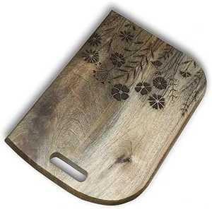 Elegante juego de platos de madera para el hogar, comedor seguro, bandeja para servir la cena, Cargadores para aperitivos y ensaladas - Product Image 2