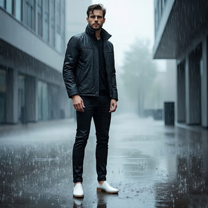 Ensemble coupe-vent à panneaux multiples pour hommes 100% Nylon Street Style Windbreaker Two Piece Set Men Hiking Mountain Suits Mens - Product Image 6