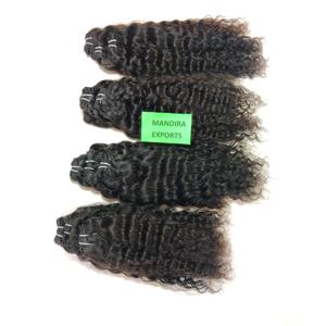 วิกผมมนุษย์สำหรับต่อผมมนุษย์แบบหยิกธรรมชาติทำจากผมตรงวัดอินเดีย100% - Product Image 2