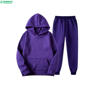 Sudadera con Capucha de Alta Calidad, Transpirable, 100% Algodón, Colores Sólidos, Tallas Grandes, con Bolsillo Canguro, Estilo Urbano - Product Image 3