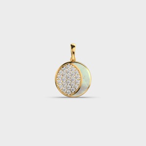 Ensemble de bijoux géométriques en zircon plaqué or, collier et bague en cuivre pour femmes, cadeau pour mariage ou fête - Product Image 2