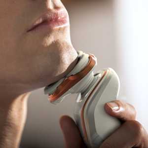 Afeitadora Eléctrica Rotatoria Inalámbrica de Doble Cuchilla Lavable para Uso en Seco y Húmedo, con Interfaz en Alemán, IPX7, Mini Afeitadora Eléctrica de Repuesto para Rostro - Product Image 3