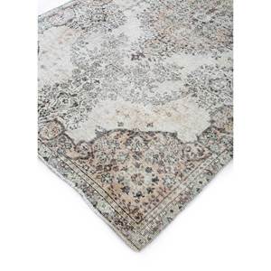 พรมขนสัตว์สีเบจและสีน้ำตาลสไตล์วินเทจ รุ่น Pae-2835 ลายเมดัลเลียนแบบจิ๊กซอว์ สำหรับตกแต่งห้องนั่งเล่นและทางเดินในบ้าน - Product Image 2