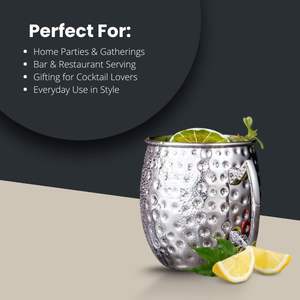 Wholesale Supplier Stainless Steel Cup Cocktail Moscow Mule Mugs 550ml Beer Mug Bar Tools Champagne Moscow Mule Mug with Handle - Product Image 4