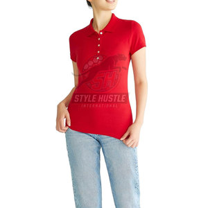 Camisetas Polo para Mujer de Primera Calidad en Oferta, Camisetas Polo para Mujer con Diseño Personalizado, Camisetas Polo para Mujer de Color Sólido - Product Image 4