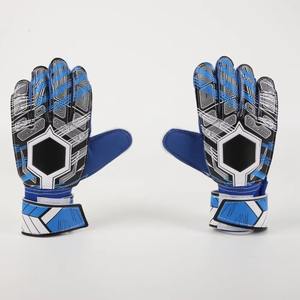 AGS Finger Protection Goalkeeper Gloves <b>Leather</b> Wear-Resistant Durable Non-Slip Thickened Lace-up Sports Gloves Soccer Training - Product Image 6