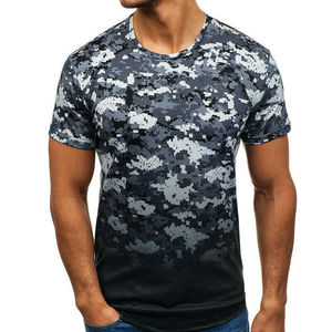 เสื้อยืดลายพรางสำหรับผู้ชายเสื้อยืดลายพรางโอเวอร์ไซส์ลายพรางสำหรับฤดูร้อน - Product Image 6