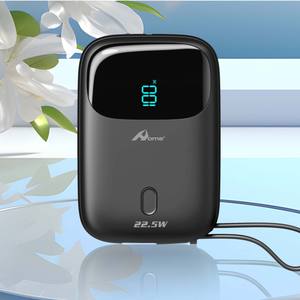 HOME DIGITALOME HPK-049 Portable 10000mAh Powerbank LED Display Charge rapide Type C Câble 22.5W Chargeur de téléphone Entrée USB - Product Image 4