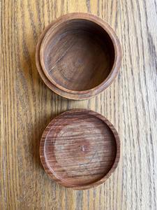 Boîte à bibelots en bois vintage avec couvercle en bois de manguier sculpté excellent cadeau de collection - Product Image 4