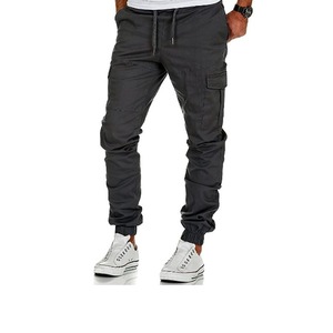 Pantalones de entrenamiento elásticos ajustados para hombre, pantalones cargo para exteriores, pantalones multibolsillos del proveedor de BD, novedad - Product Image 6