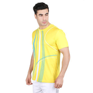 Camisetas de sublimación de ajuste suave con material transpirable de tela de secado rápido de impresión completa y soporte de logotipo OEM para deportes - Product Image 2