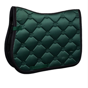 Tapis de selle anglais équestre de qualité supérieure Conception matelassée Doublure intérieure souple Respirant et durable Tapis de selle de soutien - Product Image 1