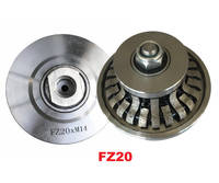Roda Profil Tepi Berlian Sintered Segmented Bentuk FZ untuk Pembentuk Tepi Batu Granit Marmer M14 5/8-11