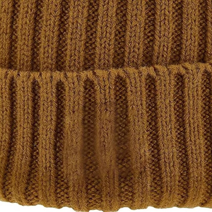 Best Selling Custom Embroidered OEM Beanie Hats Letter Jacquard Design Multicolor <b>Plain</b> Winter 100% Acrylic Breathable - Product Image 5