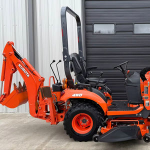 Livraison gratuite pour le tracteur agricole BX23S avec transmission automatique, 4 roues motrices, tondeuse et chargeuse-pelleteuse - Product Image 5