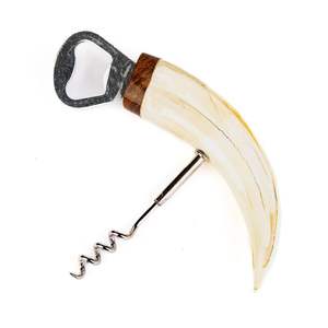 ที่เปิดขวดฮอร์นสำหรับบาร์และปาร์ตี้ที่เปิดขวดเบียร์ฮอร์นเปิดขวดแบบธรรมชาติงานแฮนด์เมด - Product Image 2