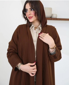 Abaya modeste avec ceinture et broderies, idéale pour l'Umrah, la prière et le travail au bureau, meilleur prix de gros - Product Image 6