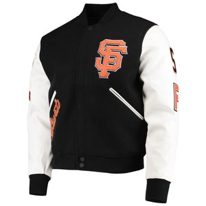 Nouvelle veste universitaire unisexe personnalisée pour hommes hiver Letterman avec laine fourrure Satin cuir tricoté Polyester capuche bouton décoration - Product Image 5