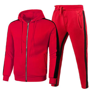 Conjunto Deportivo de Algodón con Capucha y Cremallera Personalizado de Alta Calidad al por Mayor, Pantalones Deportivos, Ropa Deportiva para Hombre, Ropa de Otoño - Product Image 2