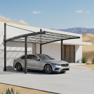 Abri de voiture extérieur en aluminium facile à assembler avec toit en polycarbonate résistant aux chocs, marqué CE, abri de garage professionnel - Product Image 2