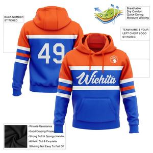 Sudaderas con capucha de béisbol de equipo deportivo de alta calidad de poliéster 100% sudaderas con capucha de sublimación personalizadas transpirables - Product Image 2
