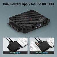 FIDECO ABS 5Gbps USB3.0 a SATA IDE 2,5 3,5 HDD SSD conector Disco Duro Cable Adaptador convertidor