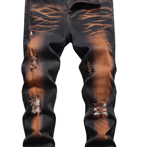OEM & ODM Service Heavyweight Breathable Straight Man Jean <b>Pants</b> Handmade Stylish Pockets Men Denim <b>Pants</b> - Product Image 6