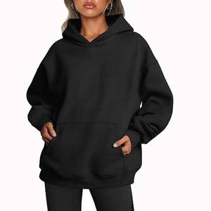 Breathable High Quality Street Wear 360g Regular Hoodies for Women Loose 100% Cotton Pullover Long Sleeve Women's Hoodies 2025 - Product Image 2