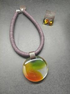 Hot <b>Sale</b> <b>Women</b> High Quality Colorful Creative Resin Beads African Jewelry Statement Necklace Wedding Jewelry Accessories - Product Image 2