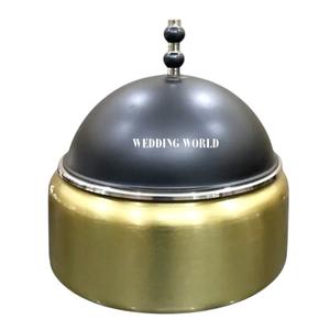 หม้ออุ่นอาหารทำจากโลหะทำมือหม้อทองแดงผนังสองชั้นทำด้วยมือ - Product Image 5