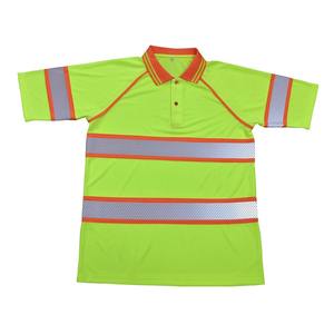 Factory Wholesale Reflective Safety Polo <b>T</b> <b>Shirt</b> Hi <b>Vis</b> Work <b>Shirts</b> for Construction Logistic Road Safety - Product Image 2