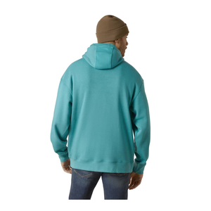 Sweats à capuche unisexe avec logo personnalisé Pull streetwear en coton avec col à capuche en polaire délavée pour hommes - Product Image 4