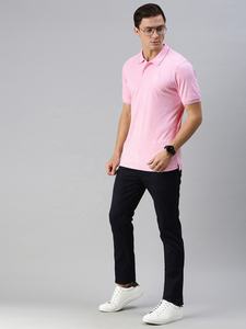 Camisas de polo de ajuste seco para hombre de alto rendimiento Logotipo personalizado Camisas de golf de algodón 100% Camisa de polo de alto rendimiento para correr - Product Image 5