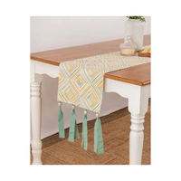 Robuster Slub Weave Esstisch läufer aus reiner Baumwolle 45x180 cm AZO Free Certified Erschwing liches, stilvolles Dekor für Restaurants und Häuser