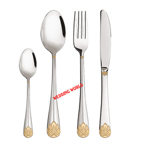 Ensemble de quatre couverts en métal, dernière arrivée, couverts design faits à la main, taille personnalisée, nouveaux couverts en métal fantaisie - Product Image 1