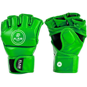 Gants de MMA professionnels unisexes en cuir PU à demi-doigts, grande taille, imperméables, extensibles, pour l'entraînement, avec impression couleur personnalisée, directement de l'usine - Product Image 2