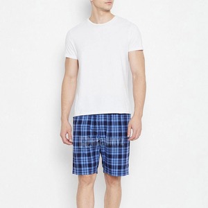 Shorts pour hommes en tissu flanelle décontracté, taille élastique, coupe régulière américaine, vente en gros, shorts sur mesure, taille plus, 280 GSM - Product Image 4