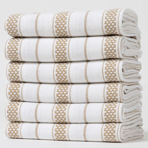 ผ้าคอตตอนปักลายสำหรับจานผ้าปูในห้องครัวหลากสีอุปกรณ์ทำความสะอาดบ้านสไตล์อินเดีย - Product Image 4