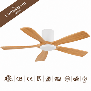 60 Inch Solid Wood Ceiling Fan No <b>Light</b> with <b>Remote</b> <b>Control</b>, 5 Blade Modern Ceiling Fan for Living Room Bedroom - Product Image 6