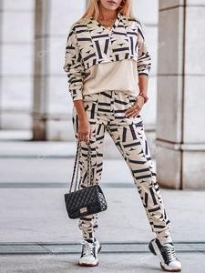 Ensemble de survêtement décontracté et élégant pour femmes, vêtements de sport streetwear, conçu pour le fitness, l'entraînement et le confort au quotidien - Product Image 3