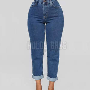 Femmes de haute qualité mi décontracté hiver jean pantalon confortable plat avant toile conception respirant coupe élégant confortable nouveau - Product Image 2