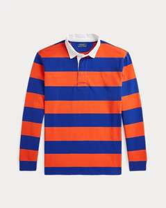 ชุดเสื้อโปโลรักบี้ผ้าฝ้ายถักลายทางสำหรับโรงเรียน380gsm โลโก้แบบถักสำหรับงานหนักออกแบบได้ตามต้องการ - Product Image 5