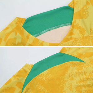 Mesh Sublimated Jersey <b>T</b>-<b>Shirts</b> Printed Soccer Vintage Boxy Oversized Retro Mesh Soccer Jersey For <b>Men</b> Wholesale Rate - Product Image 4