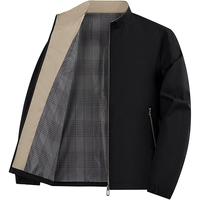 Veste matelassée en fibre de polyester respirante et imperméable pour homme, taille plus, hiver
