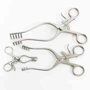 Retractor de cabeza de autoretención de acero inoxidable ajustable, juego de instrumentos de cirugía ortopédica veterinaria, fuente de alimentación Manual - Product Image 4