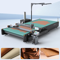 Macchina da Taglio CNC Automatica AOL con Piano di Lavoro Digitale per Pelle Genuina e PU con Telecamera ad Ampio Campo Visivo