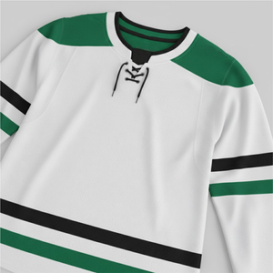 Camiseta de Hockey sobre Hielo Sublimada Personalizada, Transpirable, Unisex, con Parches, Uniforme de Hockey al por Mayor, Camiseta Lisa - Product Image 6