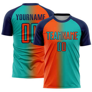 ชุดเสื้อฟุตบอลทีมฟุตบอลของผู้ชายชุดเสื้อทีมฟุตบอลพิมพ์ลายซับลิเมชันแบบกำหนดเองโลโก้สำหรับใส่เล่นฟุตบอล - Product Image 5